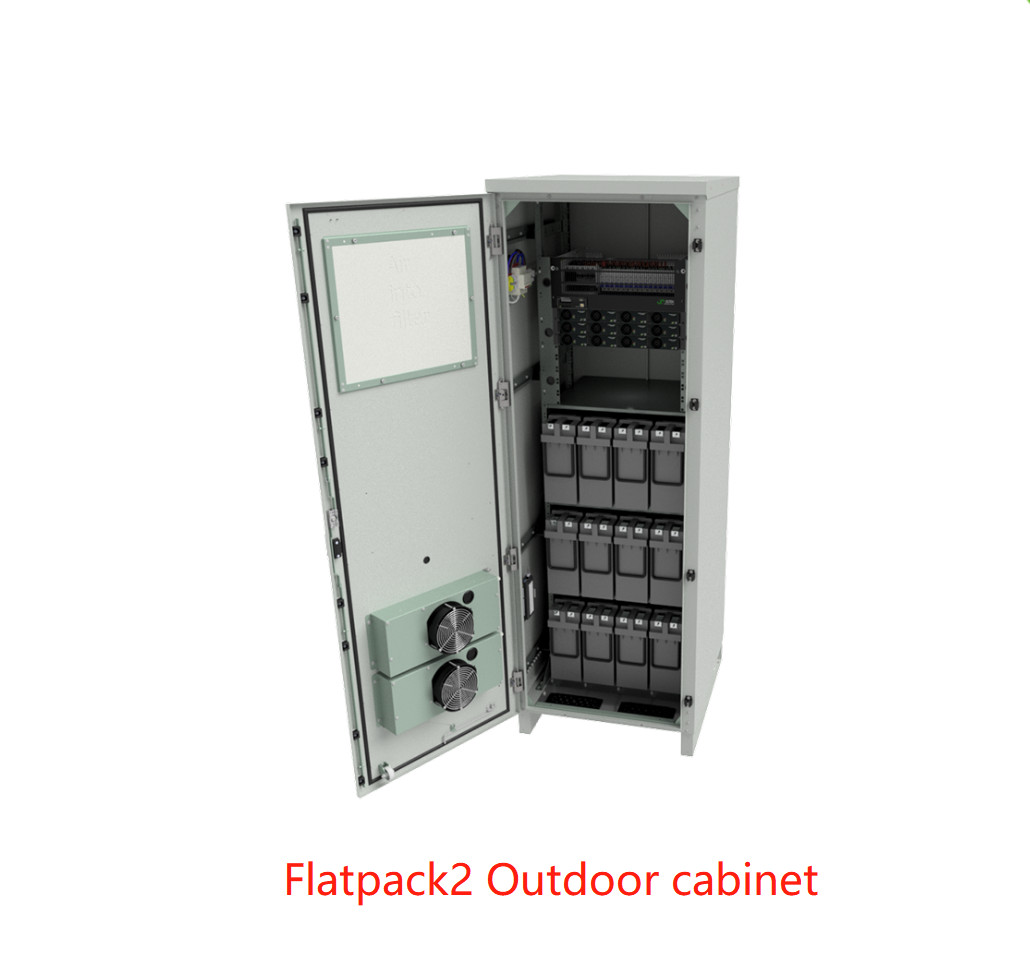 China Eltek Flatpack2 36KW Outdoor Telecom Cabinet IP55 -48Vdc 700A wholesale