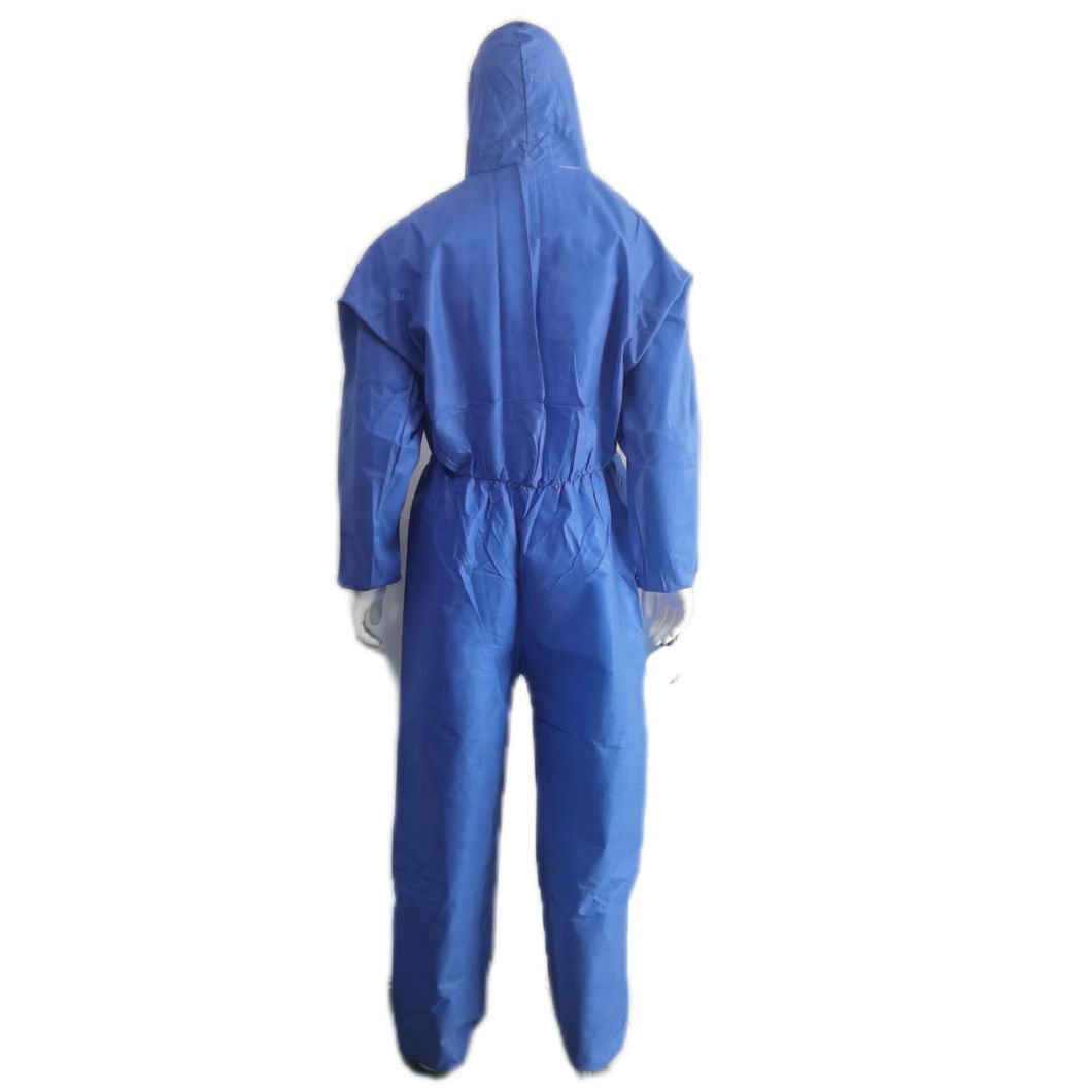 Wholesale Liaghtweight Anti-Virus SMS Nonwoven Coverall with Heat Taped Seam