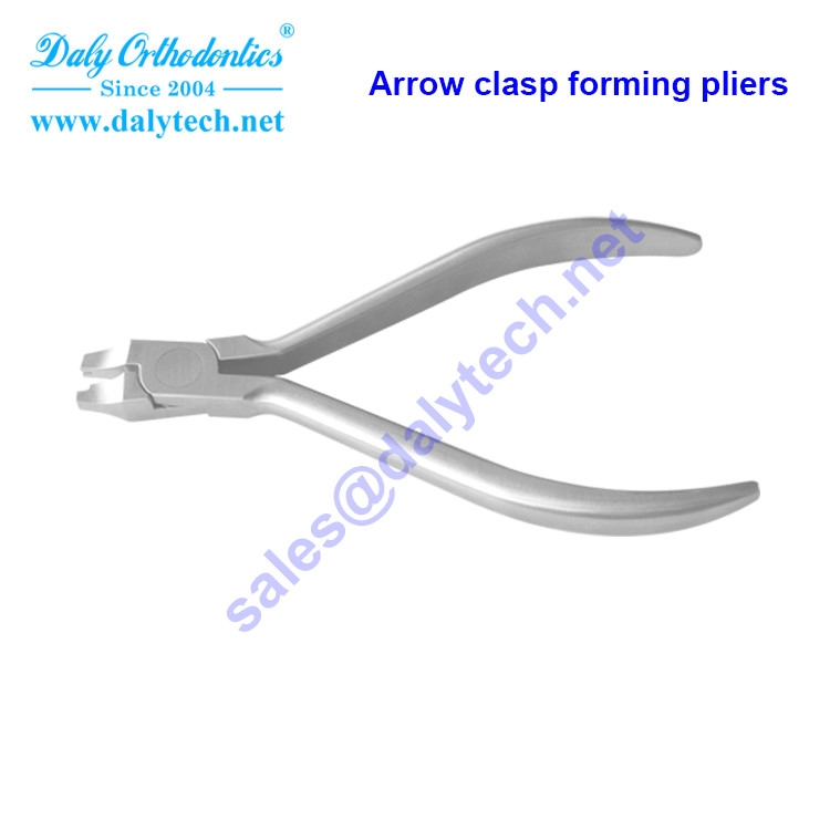 Arrow clasp forming pliers of dental forceps from orthodontic supplies