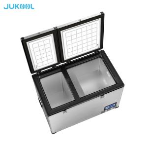 China Double Room DC24V 80L Car Mounted Refrigerator wholesale