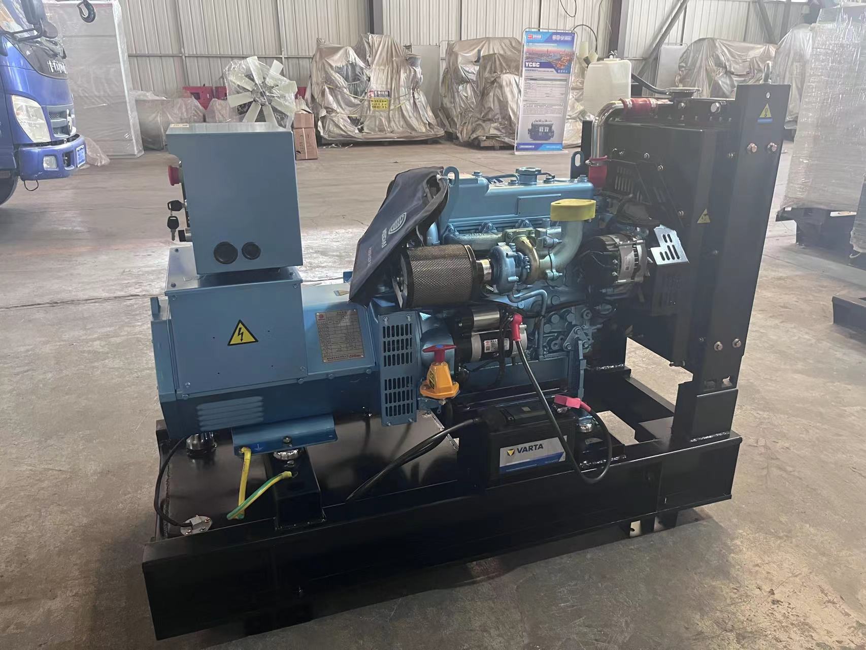 54A Rated Current 1800RPM 37.5KVA Weichai Diesel Generator Set for Large Emergency Backup Power Supply