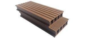 China Extruded SGS Anti Slip 140*40mm WPC Hollow Decking wholesale