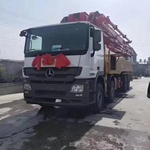 China Sany 56 Meter Used Boom Pumps Truck Mounted For Concrete Mixing Pouring wholesale