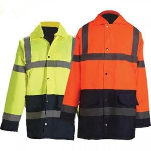 China Customized Color High Visibility Safety Jacket 100% Polyester 300d Material wholesale