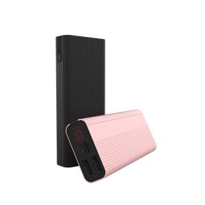 China LED Dispay 10000mAh 50mm Portable Dual USB Power Bank wholesale