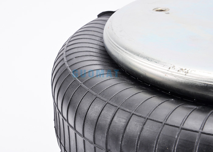 2B7444 Rubber Industrial Air Spring W01-358-7444 Double Air Bellows For Gas Hole / Air Inlet 1/4nptf 3/4nptf