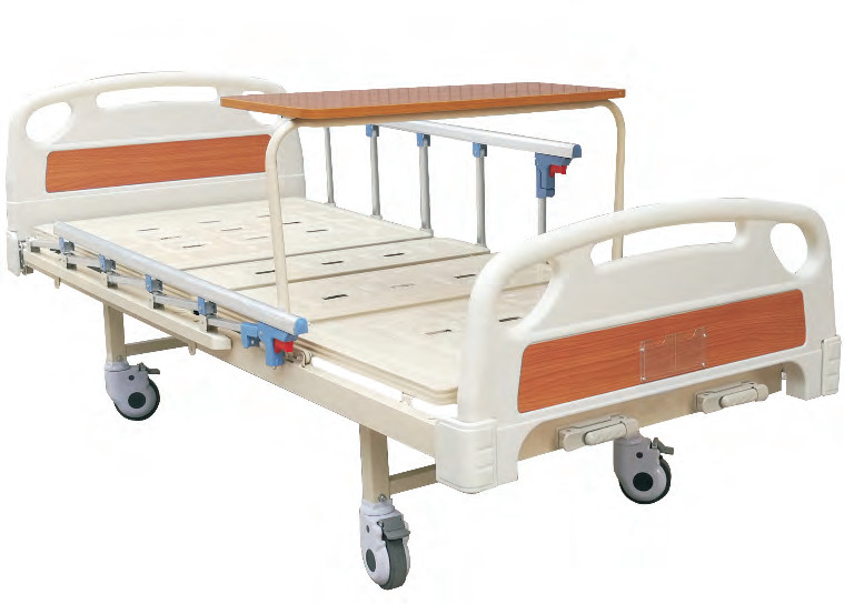2 Function Manual Crank Medical Hospital Bed With Customize LOGO