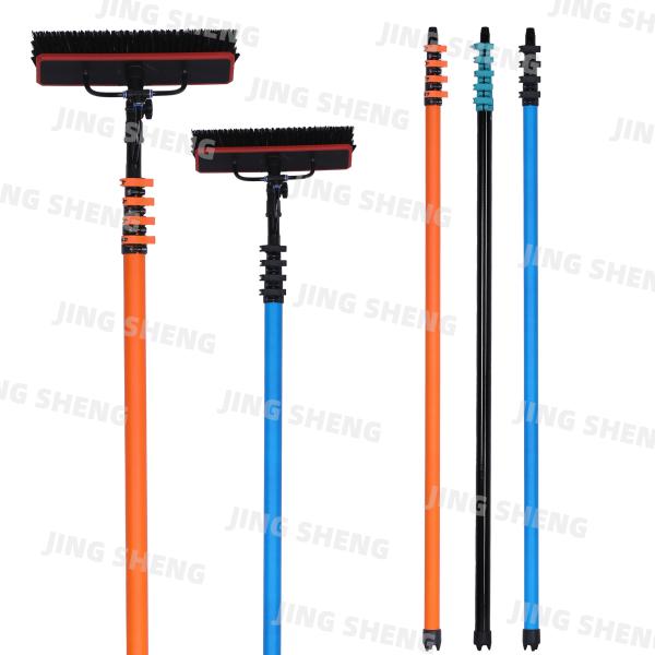 50ft Anti-Spin Carbon Fiber Telescopic Window Cleaning Pole For high-rise window