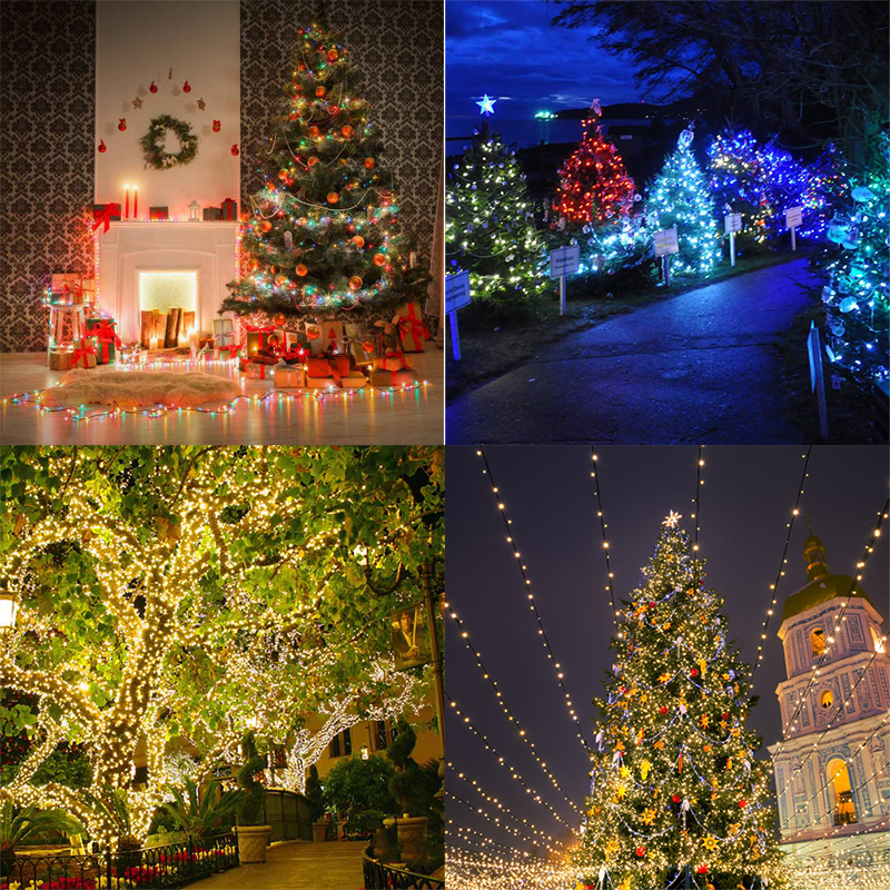 10M Twinkle Tree Luce Wedding Garland Waterproof Home Garden Party Holiday Decoration Outdoor LED Christmas Fairy String
