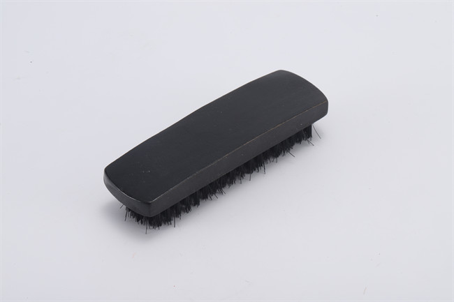 brown boot shoe brush cleaning Wooden Handle Horsehair Pighair PP Bristle Polishing Brush Size Bristle Length