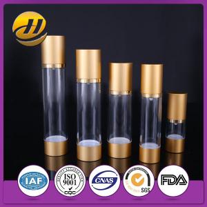 China 100ml Clear AS Plastic Airless Cosmetic Packaging Cream Serum Bottles wholesale