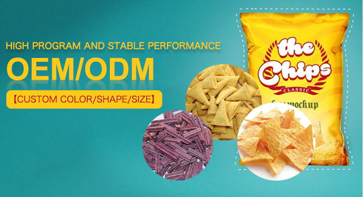 30*4*4m Fried Snack Food Machine for Bugles Chips Video Outgoing-Inspection Provided