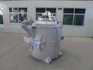 China 1200KG Capacity Ladle Heating Furnace Pouring Molten Metal Transfer Moving Tool wholesale