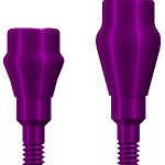 ITI Straumann BLX® RB/WB HEALING ABUTMENT, CROWN, Ø 4MM, GH 2.5MM, AH 2MM/4MM, TITANIUM GR5 ELI