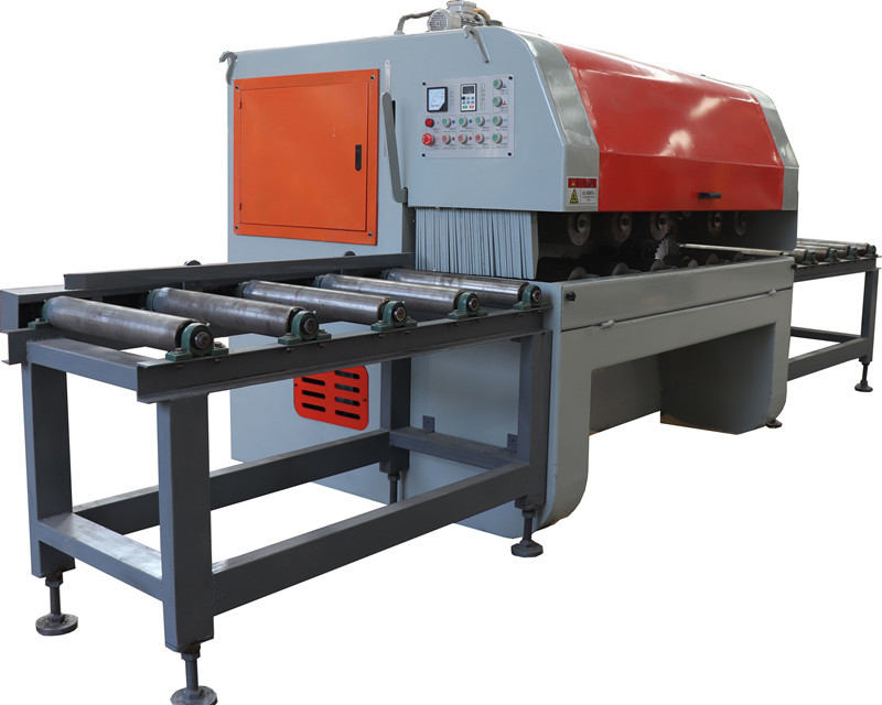 Log production line Multirip Saw Machine multiple blades ripsaw for log diameter 500mm