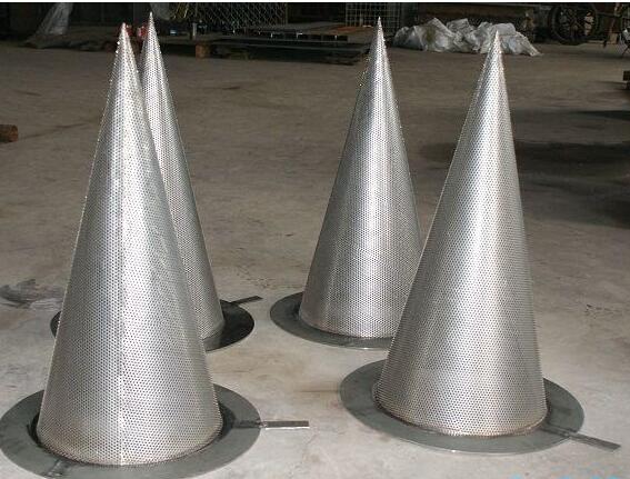 1/4'' Perforated Holes Conical Or Basket Type strainer Mounting Between Two Flanges