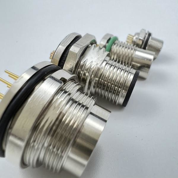 Circular Shielding Industrial M5 M23 17 Pin Female Connector Waterproof