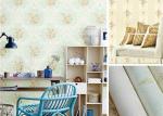 Flowers Damask Printing Concise European Country Style Wallpaper 0.53*9.5M