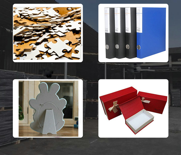 Recycled Laminated Gray Cardboard For Book Binding High Rigid 1.5mm 2mm Thick