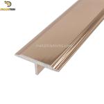 Flooring T Shaped Transition Strip Polish Rose Red 20mm Width ODM